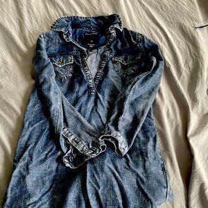 Jean jacket shirt